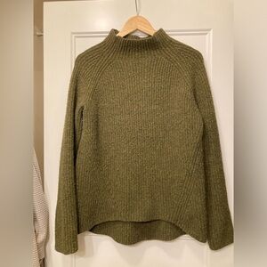 Madewell Mockneck Wool-blend Cozy Sweater